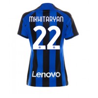 Fotbalové Dres Inter Milan Henrikh Mkhitaryan #22 Dámské Domácí 2022-23 Krátký Rukáv